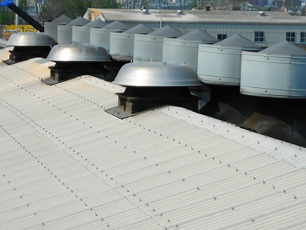 建設資材、屋根の素材としての波形スレート